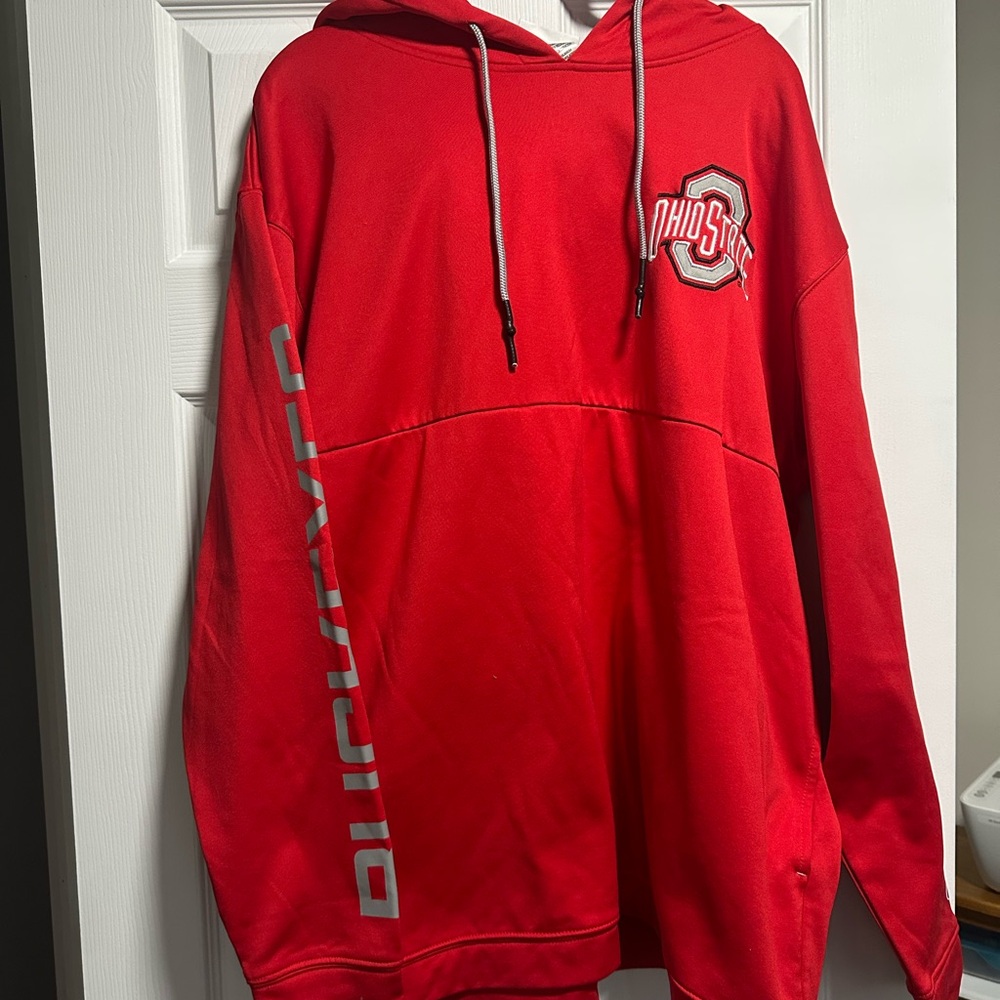Red Men's Hoodie Ohio State